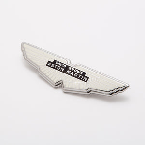 Silver Aston Martin Badge. 030-004-0035S. DB4, DB5, DB6, DBS.