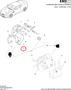 Cable Assembly Hood Latch