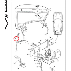 Boot Lid Gas Strut