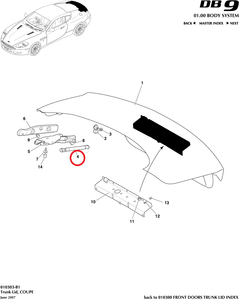 Boot Gas Strut