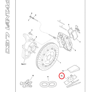 Front Brake Pad Clip & Pin Set