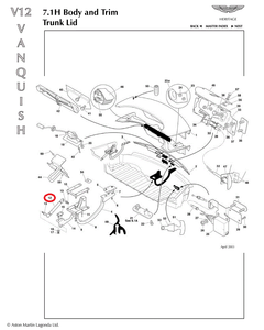 Trunk Lid Gas Strut
