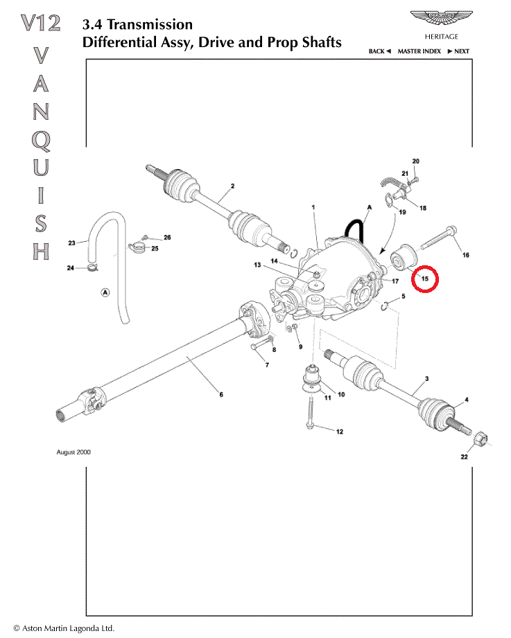 Rear Differential Isolator Assy – Aston Engineering