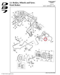 Brake Hose Assembly - Rear